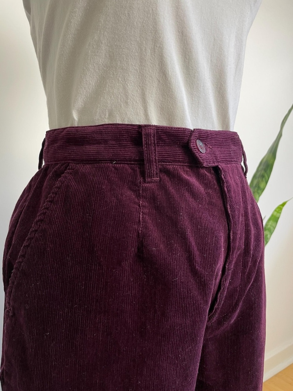Northern reflections classic purple corduroy pants sz 9/10